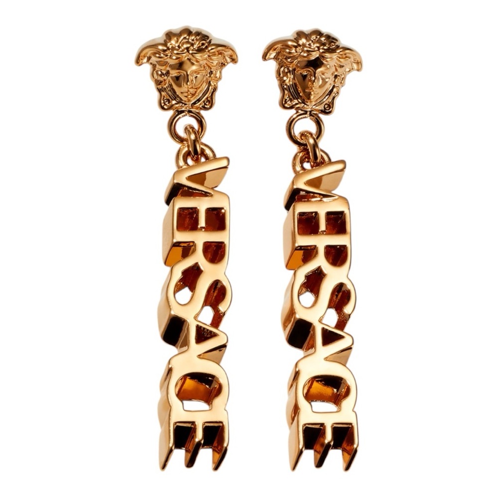 VERSACE DANGLE EARRINGS